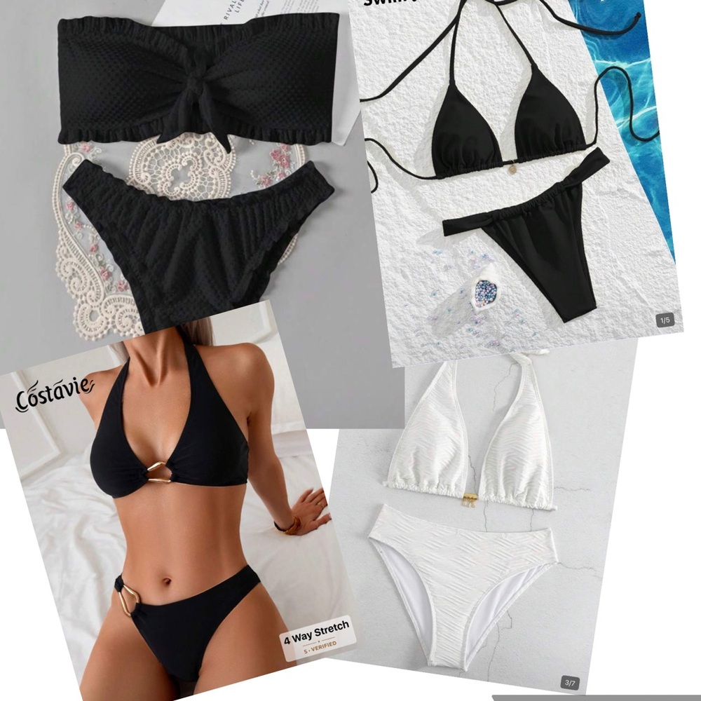 Sexy Bikini Beach Vacay Swimsuit Haul Large NEW‎